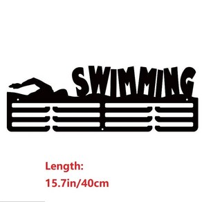 디스플레이 수상 벽 축구 행어 스포츠 러닝 메달 러너 거치대 랙 체조, 32) SWIMMING 1