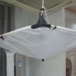 천장형 에어컨 청소 호스 세척 비닐 천장, 스테인리스 파이프, 1개, 흰색 소형