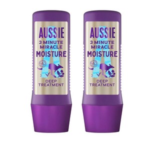 호주 오지 Aussie Miacle Moist 3 미닛 미라클 메이트 딥 트리트먼트, 2개, 225ml