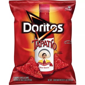 도리토스 타파티오 핫 소스 칩 262.2g Doitos Tapatio Chips - 9.25oz, 1개