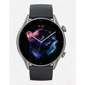 Amazfit GTR 3 글로벌 버전 GTR-3 스마트워치 Zepp OS Alexa 내장 GPS 스마트 워치, Midnight Black