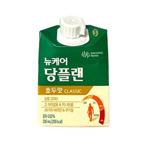 뉴케어 당플랜 호두맛 200ml 1팩 식이조절 어르신 노인 병문안 환자식 식사대용, 1개