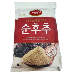 쉐프원 순후추 1kg 흑후추 분말 리필 업소용, 1개