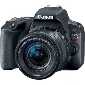 EF-S 18-55mm 렌즈 키트가 포함된 캐논 EOS Rebel SL3 디지털 SLR 카메라 Wi-Fi 내장 듀얼 픽셀 CMOS AF 및 3.0인치 가변 각도 터치 스크린