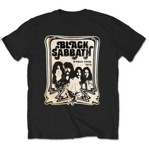 ROCKPANDA Black Sabbath World Tour 1978 반팔티