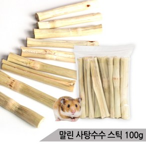 말린 사탕수수 스틱 100g 토끼 앵무새 햄스터간식