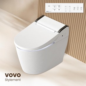 [NEW] VOVO 일체형비데 TCB-8100N 초절수 친환경1등급 LED LIGHT 자동물내림 직수타입 (설치비 별도), 방문설치