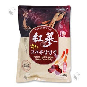 고려홍삼양갱 Koean Red Ginseng Sweet Bean Jelly, 1개, 400g