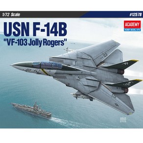 아카데미과학 1/72 미해군 F-14B VF-103 졸리로저스 프라모델 전투기 12578, 1개