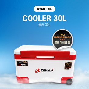 야이바엑스 아이스박스 -KYSC-30L 30리터 낚시 쿨러, 1개