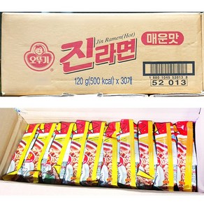 매운맛 진라면(오뚜기 30봉)/ 대용량 식자재, 30개