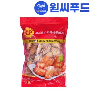 원씨푸드 CP 로스트 스파이시 윙 날개 1kg, 1개