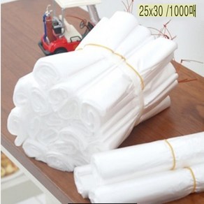 속지 비닐 막지 고리형 일회용 위생 비닐봉투 1000매, 5L, 1개