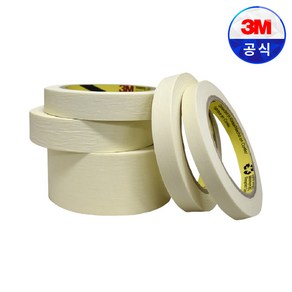 3M 종이 마스킹 테이프 (밝은 상아색), 마스킹아이보리15mm, 1개