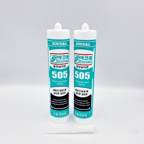 ECOSEAL 에코씰505 (270/500ML)외장 발코니창호 베란다용실리콘 영구적 탄성, ctg(백색), 1개