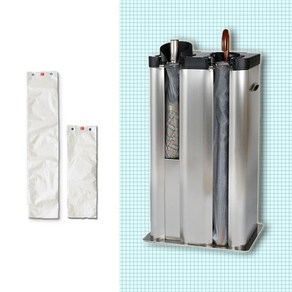 쇼핑킥 우산자동포장기 우산 비닐 세트 ( 장우산용 1000매 + 단우산용 1000매 ) 우산커버 우산비닐 우산봉투, 1세트