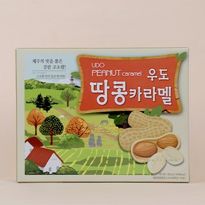 [제주커머스] 제주 우도땅콩 카라멜 제주직송, 360g, 1개