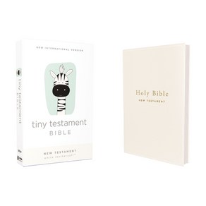 (영문도서) Niv Tiny Testament Bible New Testament Leathesoft White Comfot Pint Imitation Leathe, Zondekidz, English, 9780310458746