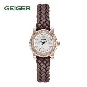 가이거[GEIGER] [백화점 정품] 가이거 여성용 프레즐 가죽시계 GE8040 RGBR (24mm)