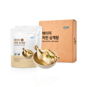 애터미 착한 간편한 삼계탕 1kg 4개 PL