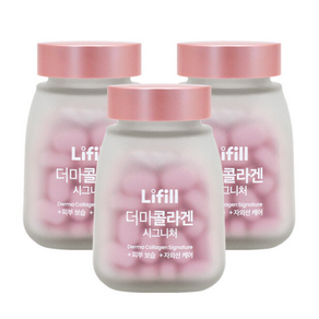 조여정 콜라겐 초저분자 라이필 더마 콜라갠 800mg 세개 피부 건강 주름 보습 탄력 영양제, 84정, 3개