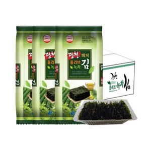 광천해저김 녹차 식탁 김, 40g, 20개