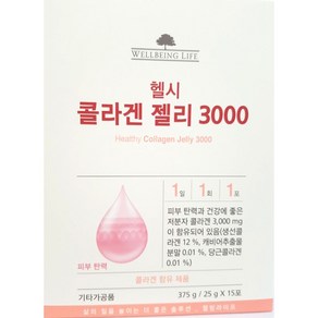 웰빙라이프 헬시 콜라겐 스틱 3000/25gx15포/N