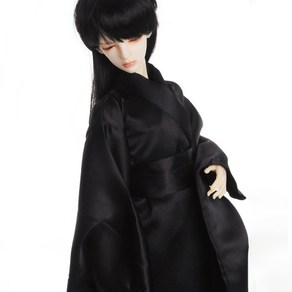 돌모아 구체관절인형의상 56cm 60cm SD13 검정 기모노 동양풍 나이트 가운 SD - Night Single Layer Kimono (Black)