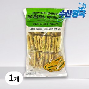 수산왕국 냉동 한입 오징어부추전, 1개, 900g