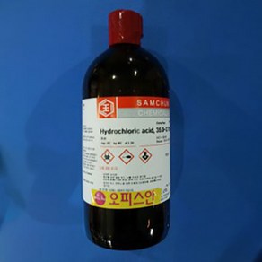 염산(ko-수입) Hydochloic acid 35~37% (EP/GR/RHM) 500ML/500G/1KG, JUN-EP(35%), 1통, 1L