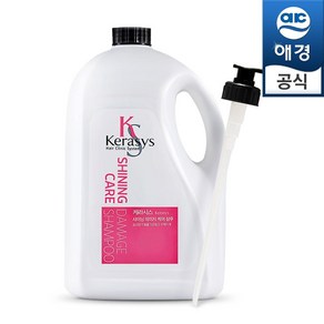 케라시스 샤이닝 대용량 샴푸/린스 4L+펌프, 케라시스 샤이닝 4L 샴푸+펌프, 4L, 1개