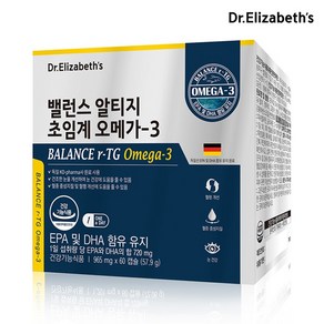 닥터엘리자베스 밸런스 알티지 초임계 오메가-3 60캡슐 2개월분, 60정, 1개