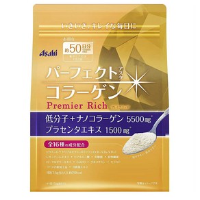 아사히 아스타 콜라겐 파우더 Pefect Asta Collagen Powde Pemie Rich 50-day supply, 378g, 1개