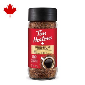 (캐나다 직송) 팀 홀튼 프리미엄 인스턴트 커피 미디엄 로스트 100g Tim Hotons Instant Coffee Medium Roast, 1개입, 1개