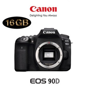 캐논 EOS 90D BODY + LCD보호필름 메모리 패키지, 16G 패키지