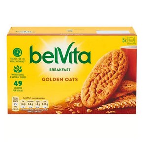 Belvita 벨비타 브렉퍼스트 비스킷 골든 오트 225g 5개입 3팩, 3개