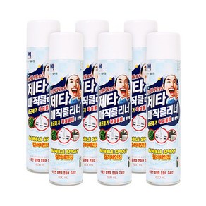 제타 욕실 청소용 거품 분사 매직클리너, 600ml, 6개