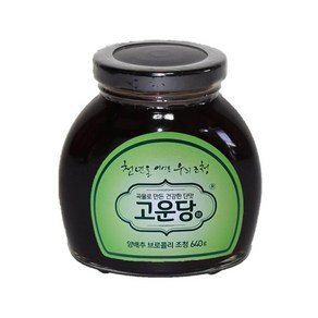 고운당조청 농업법인 에버그린 주식회사 천년 전통의 건강한 단맛 양배추브로콜리조청600g TV방송업체, 1개, 600g