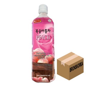 스위트코리아 복숭아 1000ml X 12개 피치 액상음료 원액, 1L