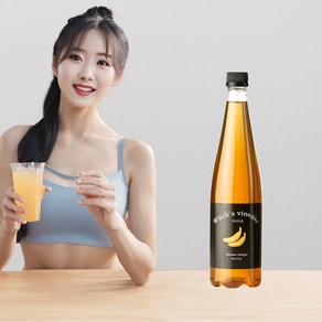 마녀식초 바나나식초 천연 발효 수제 음용 과일식초 750ml 1개