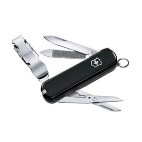 빅토리녹스 VICTORINOX 네일 클립 580 스몰 포켓 스위스 아미 나이프 블랙 0.6463.3 매장정품 154238, 1개