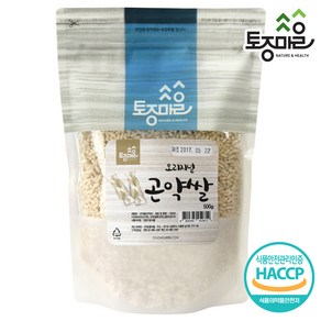 [토종마을] HACCP인증 오리지널 곤약쌀 500g, 1개