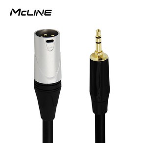 맥라인 스테레오 3.5mm ST to XLR 캐논 케이블 50cm MC-HA28, 1개