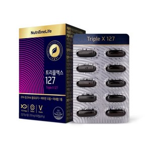 뉴트리원 트리플엑스127 1350mg x 60캡슐 x 4박스 4개월분