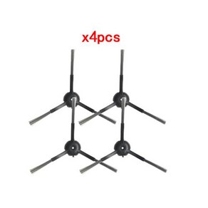 로봇 청소기 소모품 호환 Lydsto R1 진공 메인 브러시 HEPA 필터 사이드 먼지 봉투 걸레 천 예비 부품, 10) 4 pcs, 4개