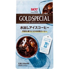 일본 UCC 골드 스페셜 냉침 아이스커피 티백 커피 (30g X 4봉) 1개