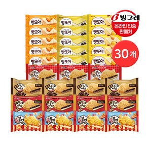 빙그레 붕어싸만코(떡4+팝콘4+초코4+호두3) + 빵또아(부드러운5+황치즈5+고구마5) 혼합 아이스크림, 1개