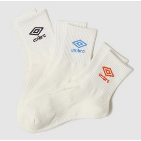 [엄브로] 에센셜 3PACK 앵클 삭스 UP123CSC11 SCW WHT, 상세 설명 참조, 모델명:2.UP123CSC11 WHT / 사이즈:240