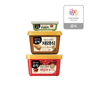 청정원 찰고추장1kg+된장500g+쌈장200g, 1세트, 1kg