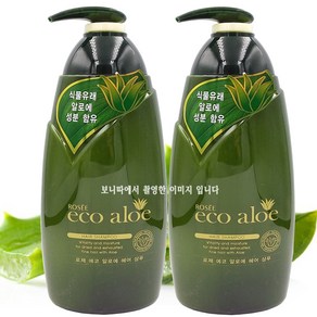 로제 에코 알로에 헤어 샴푸, 760ml, 2개